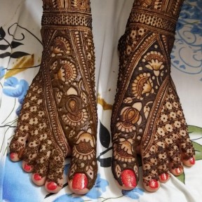 lata mehandi art