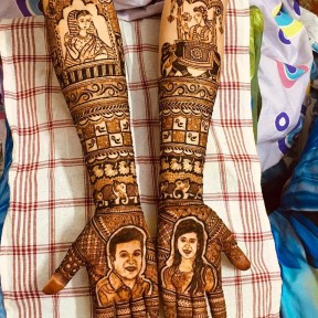 lata mehandi art